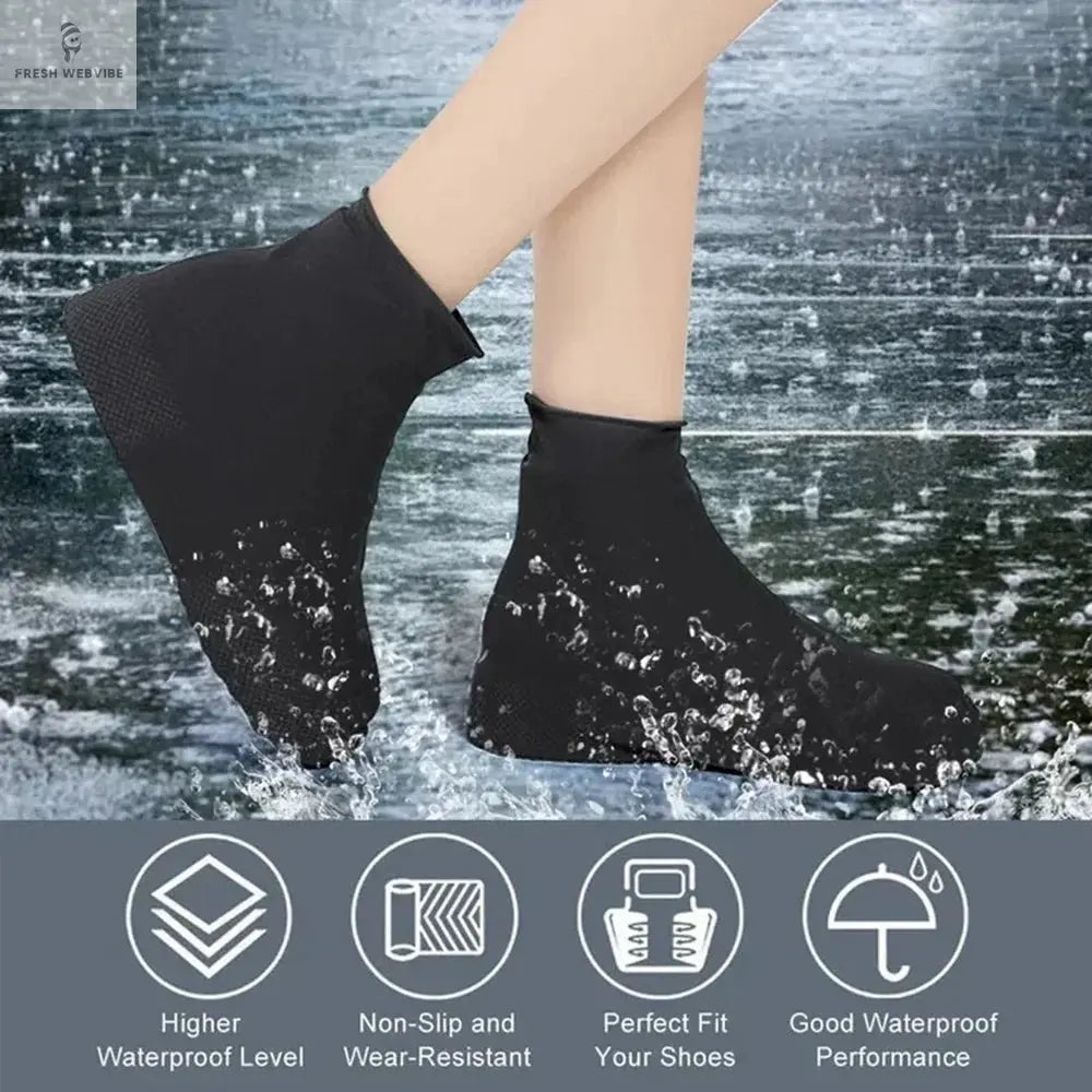 Rain Shoe Covers Waterproof Covers for Shoes Protector Cover Boots Gear Household Merchandises Home Garden Fresh webvibe