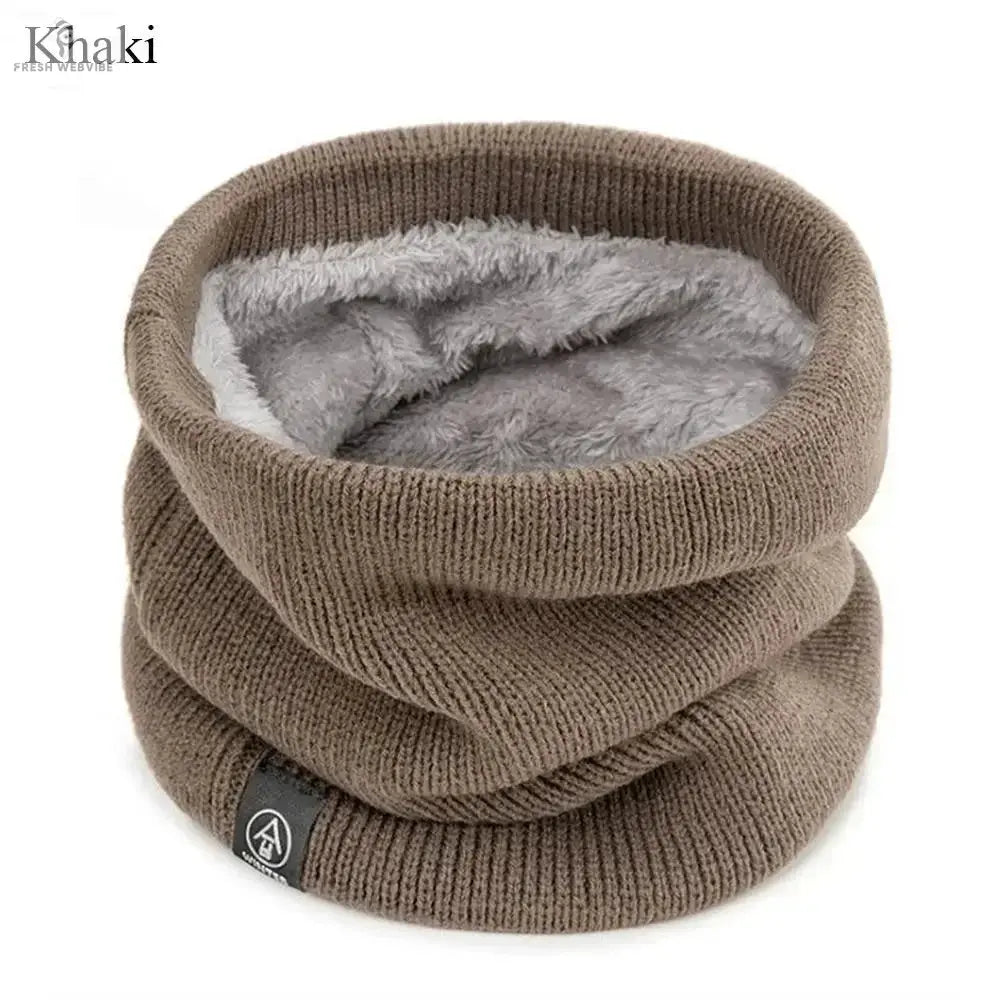 Fashion Soft Knitted Neck Warmer Sports Scarf Women Men Face Cover Winter Skating Running Hiking Scarves Thick Cold-proof Collar Fresh webvibe