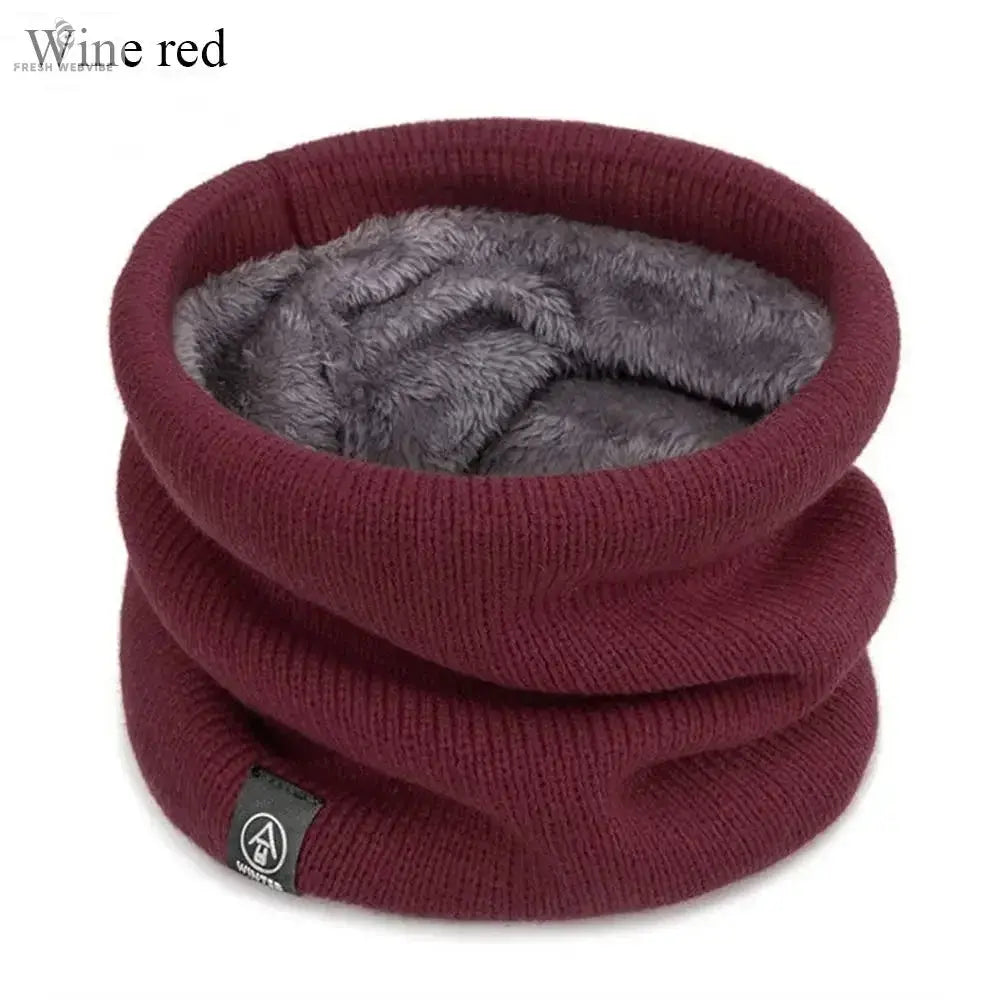 Fashion Soft Knitted Neck Warmer Sports Scarf Women Men Face Cover Winter Skating Running Hiking Scarves Thick Cold-proof Collar Fresh webvibe