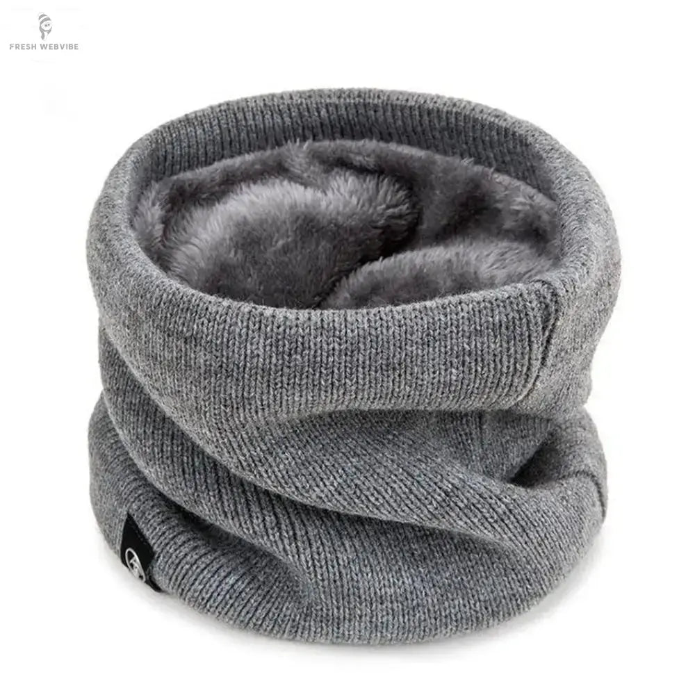 Fashion Soft Knitted Neck Warmer Sports Scarf Women Men Face Cover Winter Skating Running Hiking Scarves Thick Cold-proof Collar Fresh webvibe