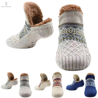 Fall and Winter Floor Socks Home Warm Women Men Socks Snow Socks Sleep Carpet Socks Slippers Socks Men Non-slip Yoga Socks 2025 Fresh webvibe