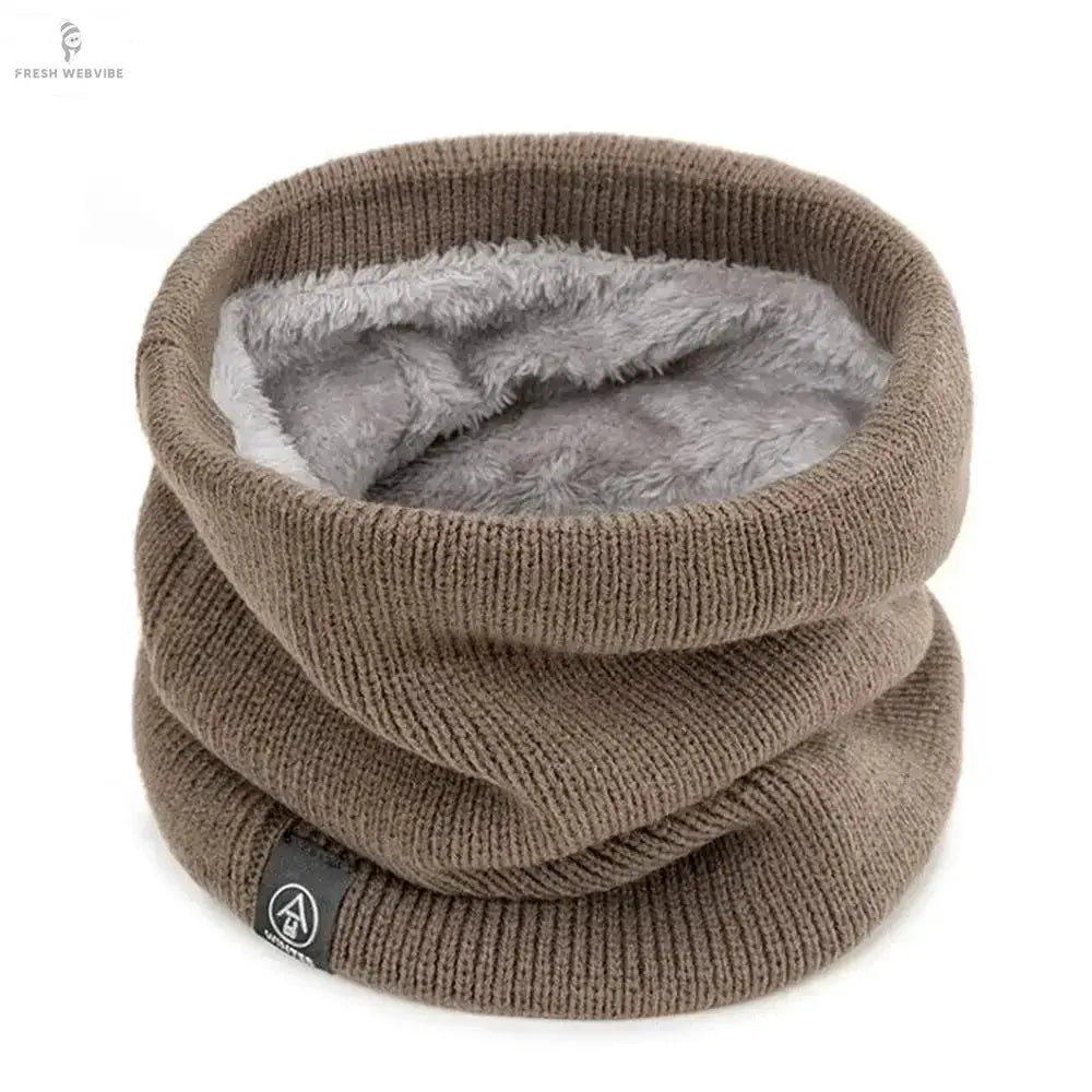 Fashion Soft Knitted Neck Warmer Sports Scarf Women Men Face Cover Winter Skating Running Hiking Scarves Thick Cold-proof Collar Fresh webvibe