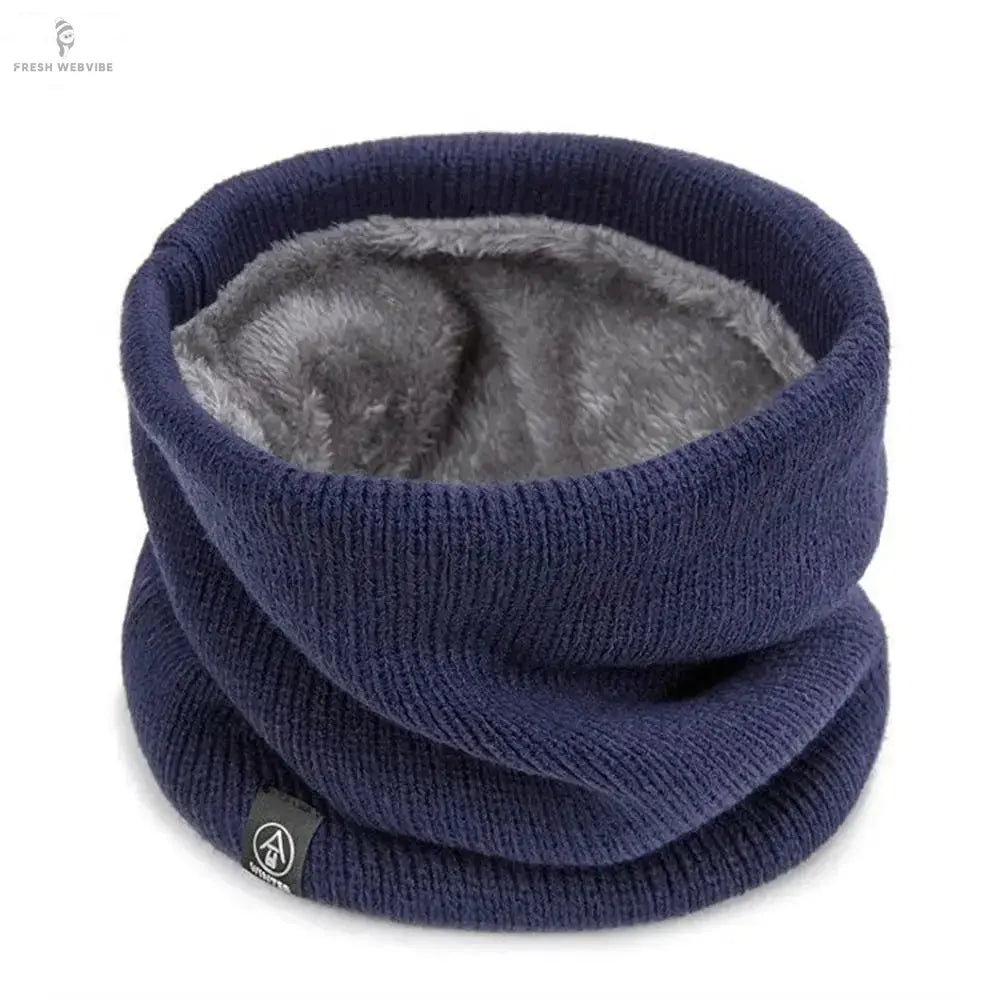 Fashion Soft Knitted Neck Warmer Sports Scarf Women Men Face Cover Winter Skating Running Hiking Scarves Thick Cold-proof Collar Fresh webvibe