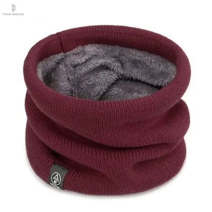 Fashion Soft Knitted Neck Warmer Sports Scarf Women Men Face Cover Winter Skating Running Hiking Scarves Thick Cold-proof Collar Fresh webvibe