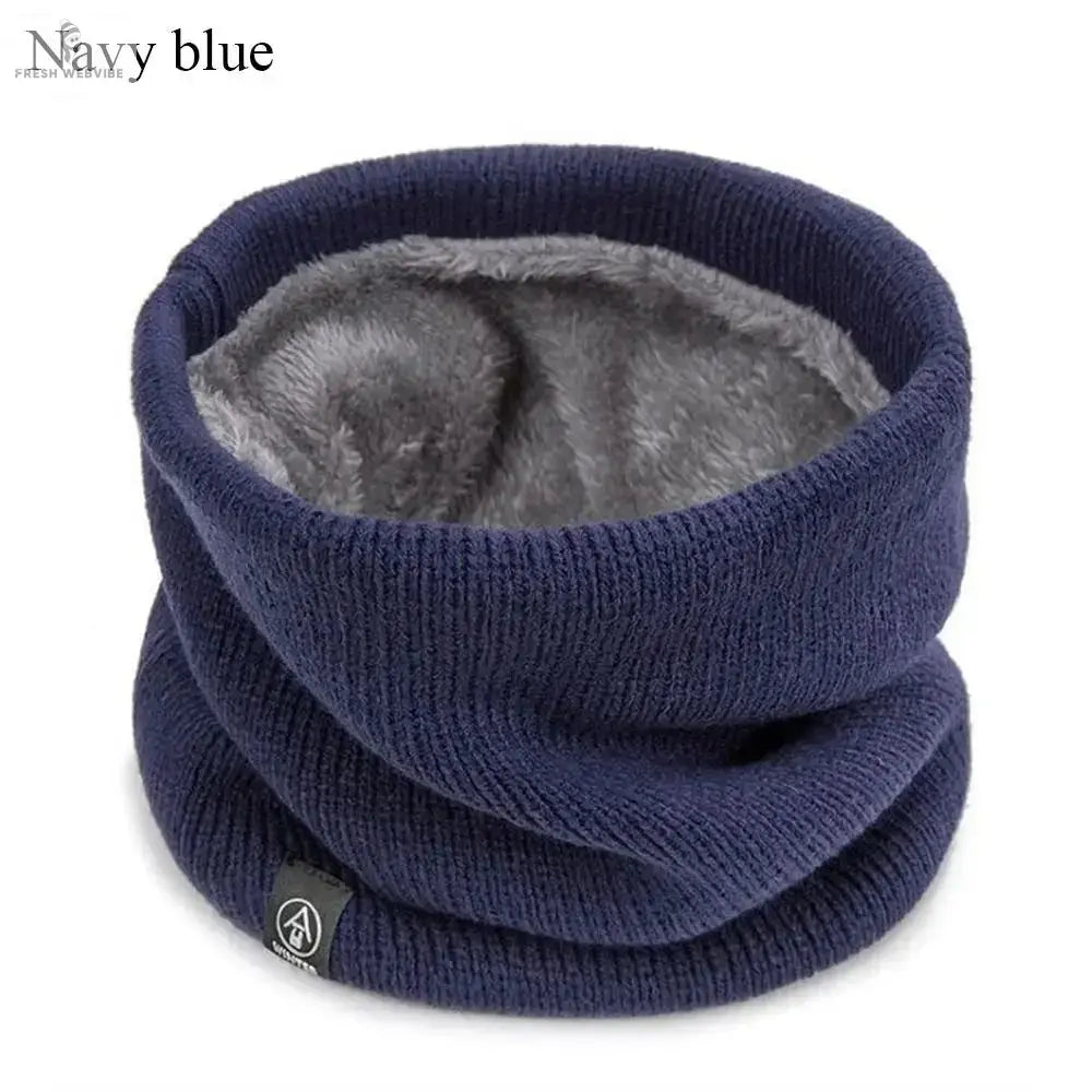 Fashion Soft Knitted Neck Warmer Sports Scarf Women Men Face Cover Winter Skating Running Hiking Scarves Thick Cold-proof Collar Fresh webvibe