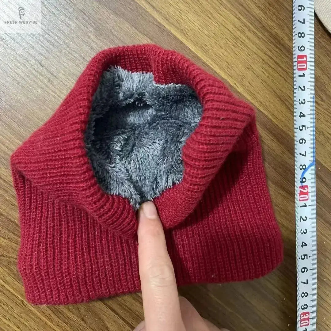 Fashion Soft Knitted Neck Warmer Sports Scarf Women Men Face Cover Winter Skating Running Hiking Scarves Thick Cold-proof Collar Fresh webvibe