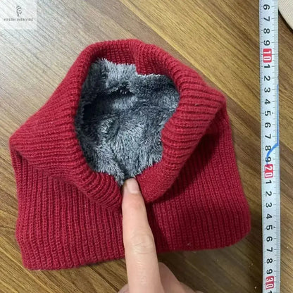 Fashion Soft Knitted Neck Warmer Sports Scarf Women Men Face Cover Winter Skating Running Hiking Scarves Thick Cold-proof Collar Fresh webvibe